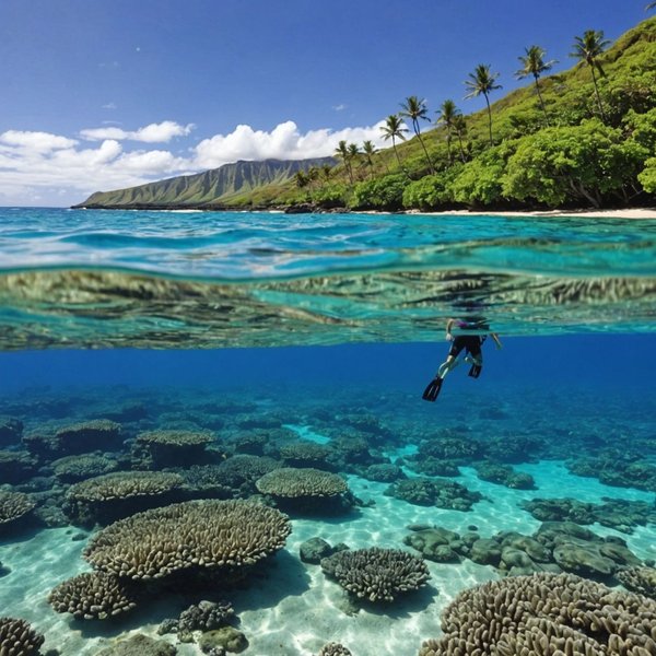 Où trouver les meilleures plages pour la plongée en apnée à Hawaï, États-Unis?